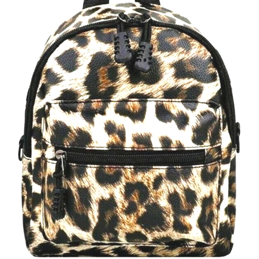 REALISTIC LEOPARD PRINT - Backpack - Picture 3 of 6